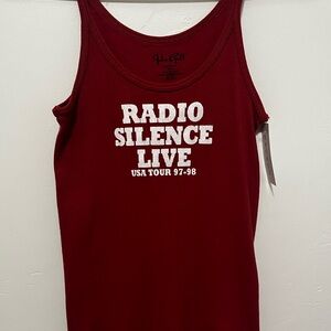 Brandy Melville Red Ribbed Tank